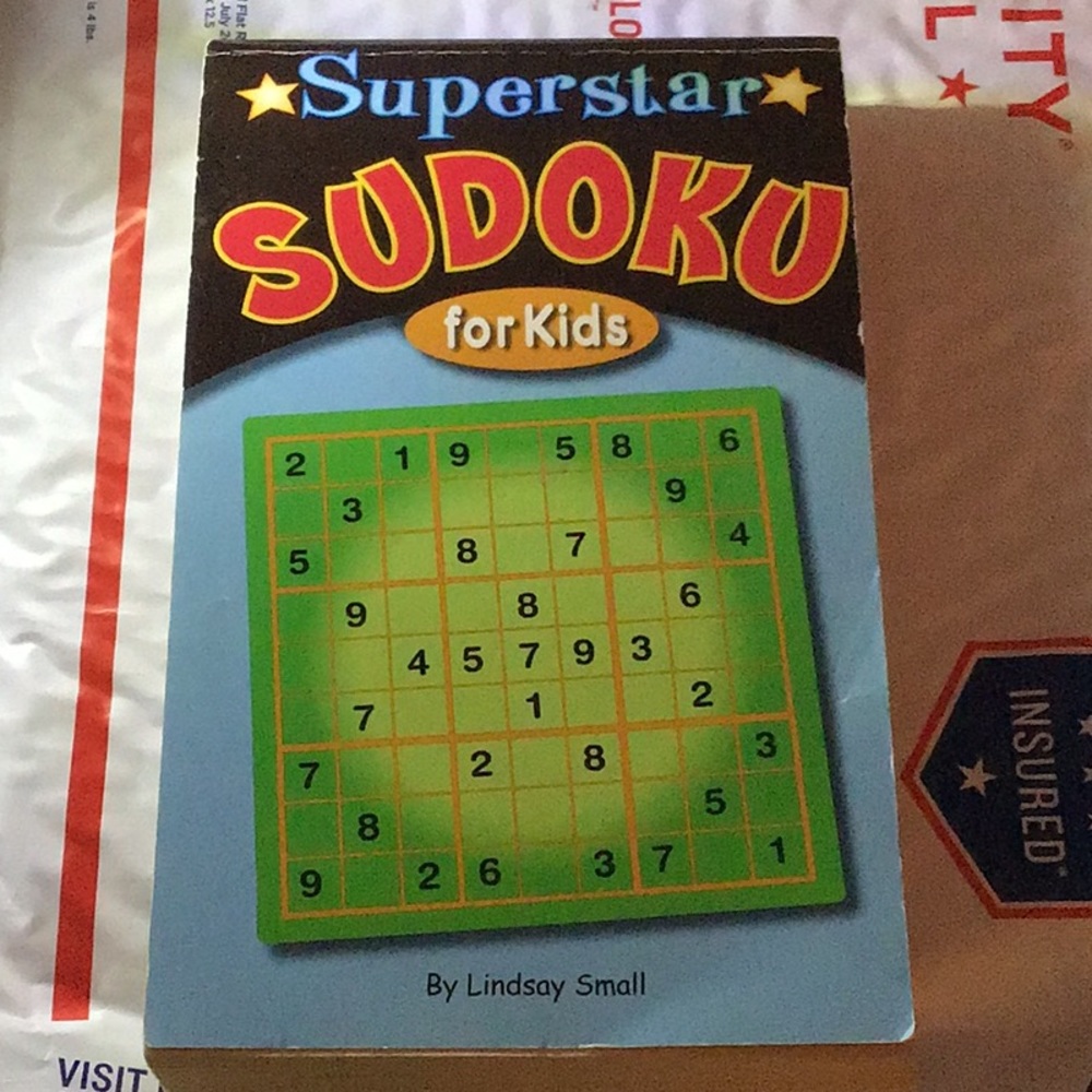 Sodoku for Kids book, hours of fun, over 250 pages